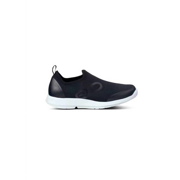 NEW OOFOS women's sport low shoe in white black - Picture 1 of 6